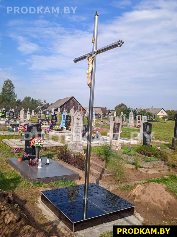большой крест из нержавейки